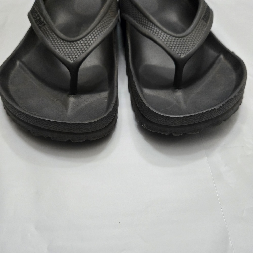 Birkenstock Honolulu EVA Flip Flop Women 9 Black Beach Pool Sandal Lightweight - Picture 3 of 7